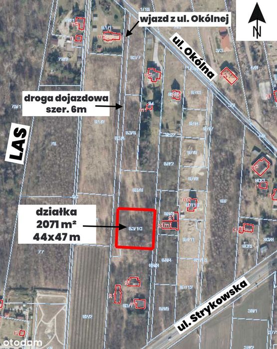 Działka budowlana - Plan miejscowy - nawet 2 domy - Więcej