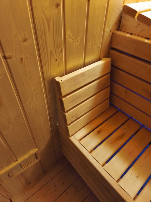 SAUNA zewnętrzna OGRODOWA 3,2x2,3 m Ocieplona +Piec + Witryna