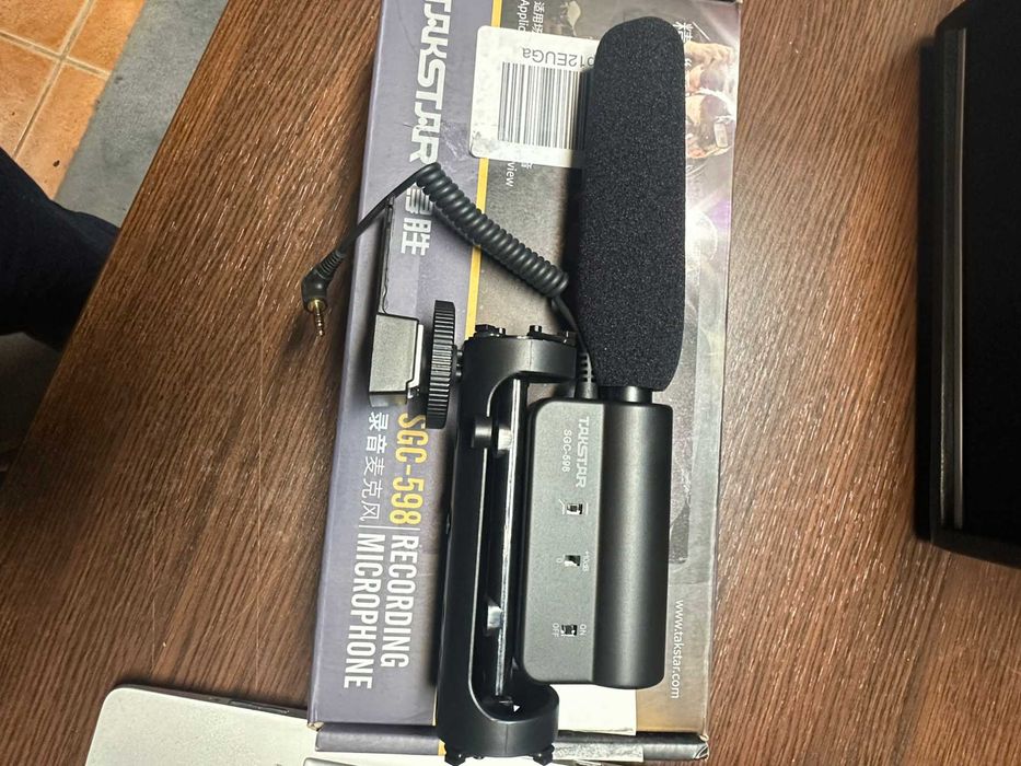 Microfone para Maquina fotográfica ou camara de video