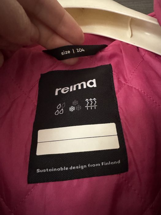 Дитяча куртка Reima Symppis колір рожевий  104+ 6 см