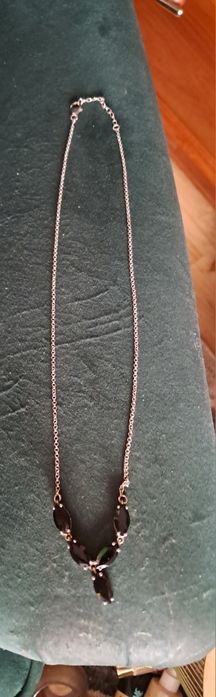 Srebrny naszyjnik z onyksem