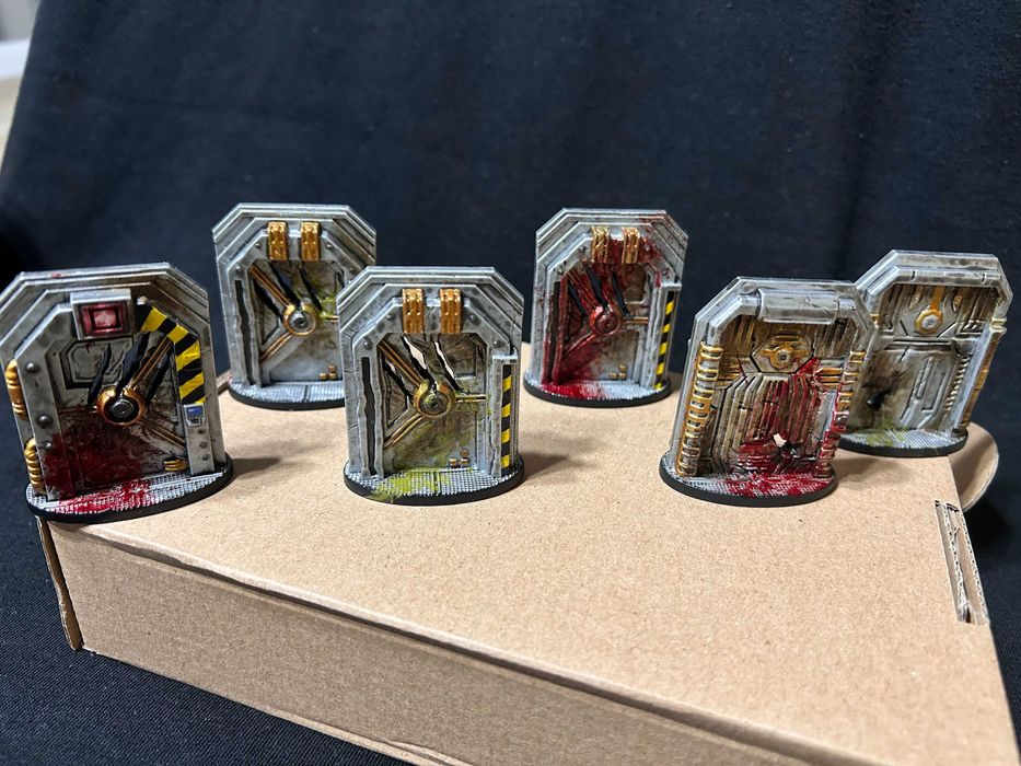 Nemesis Oryginał Drzwi z Terrain Pack | 12 sztuk | POMALOWANE + insert