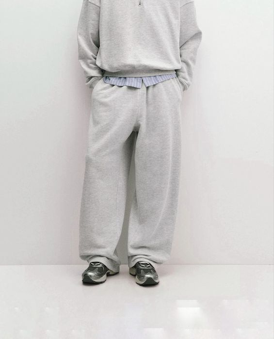 Широкі Штани (M-L) Pull&Bear Wide Leg Pants Оригінал Широкие Джогери