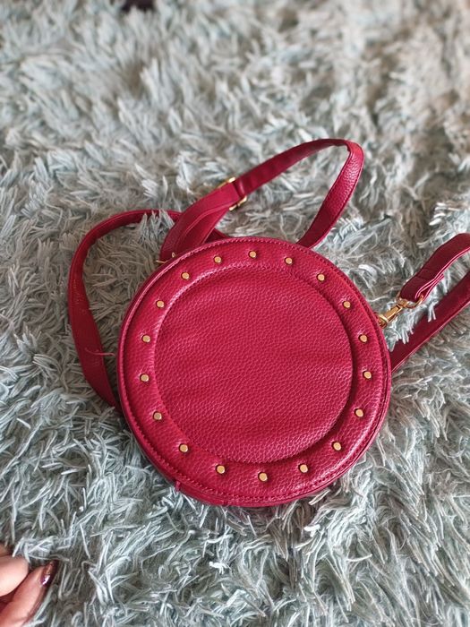 Czerwona mini torebka