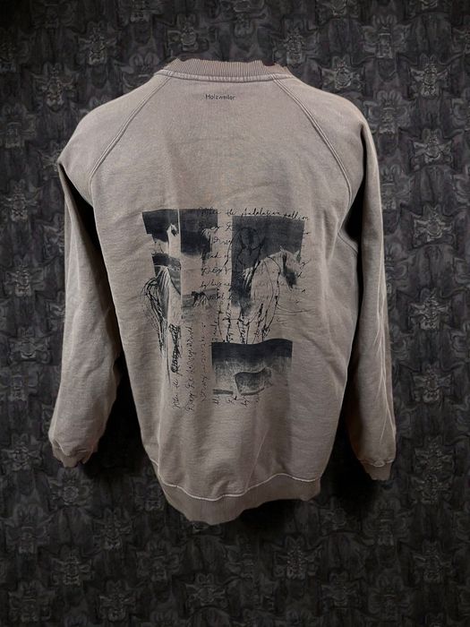 Holzweiler Sigma Crew roz. L /XL męska bluza oversize taupe