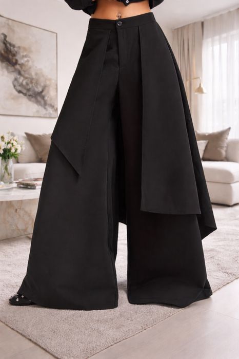 Spodnie wizytowe spódnicospodnie rozm L