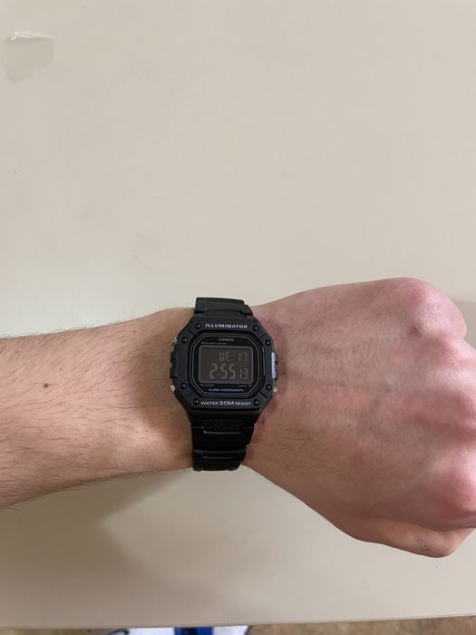 Чоловічий годинник Casio W-218H-1BVDF