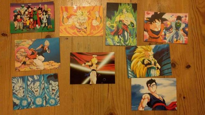 Dragon Ball Z Coleção Postais Completa