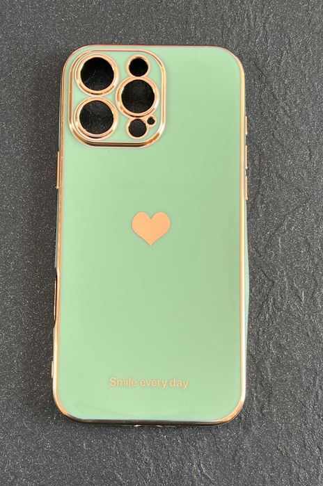 Etui plecki zielone do iPhone 16 Pro Max + 1 sztuka folii ochronnej