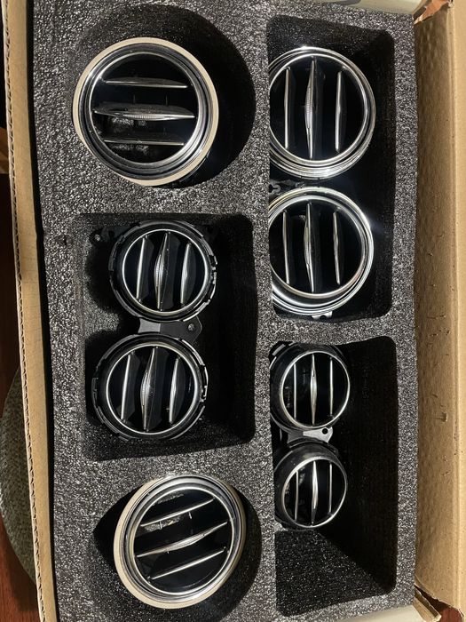 Комплект круглих дефлекторів повітря Mercedes (turbine style) Нові