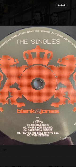 Blank Jones - The Singles - 2 Czarne Vinyl LP