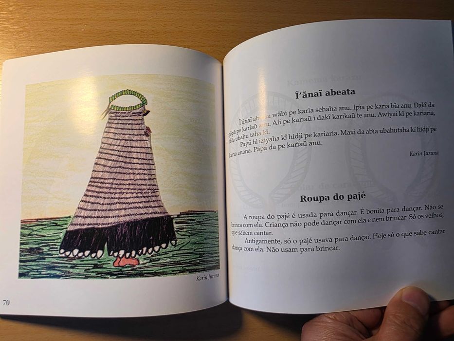 Livro "Livro de Artesanato do Povo Juruna (Yodjá" de Cristina Martins Fargetti