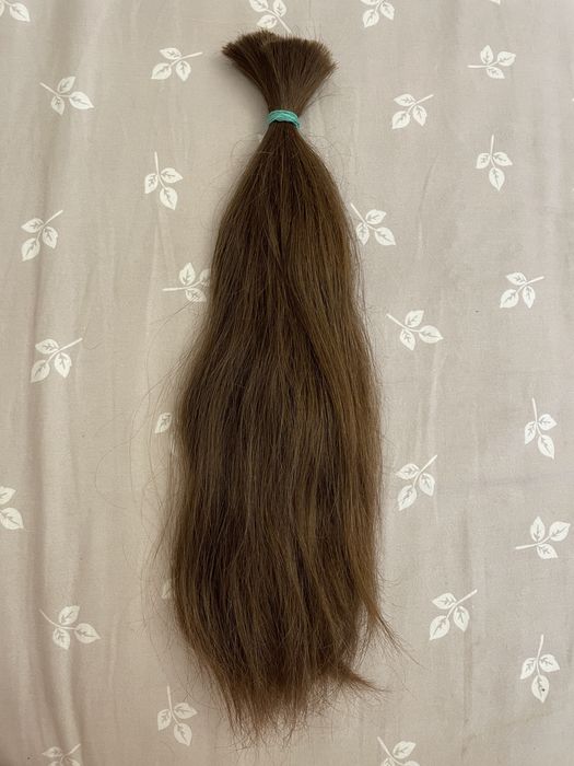 Włosy dziewicze brązowe proste 40 cm o wadze 60g