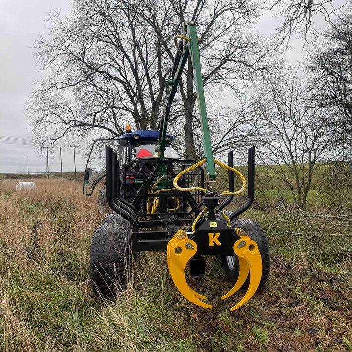 Chwytak do gałęzi z wężem hydraulicznym i śrubą / Kellfri ;)