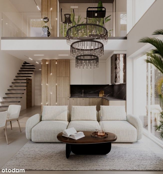 Nowy apartament z antresolą i balkonem
