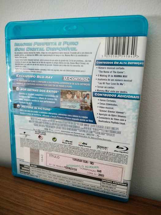 Filme Blu-ray: Mamma Mia! O Filme