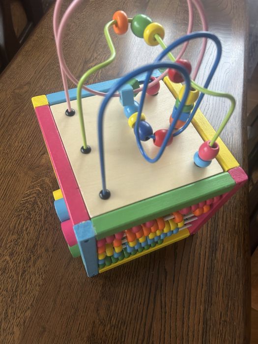 Kostka interaktywna drewniana