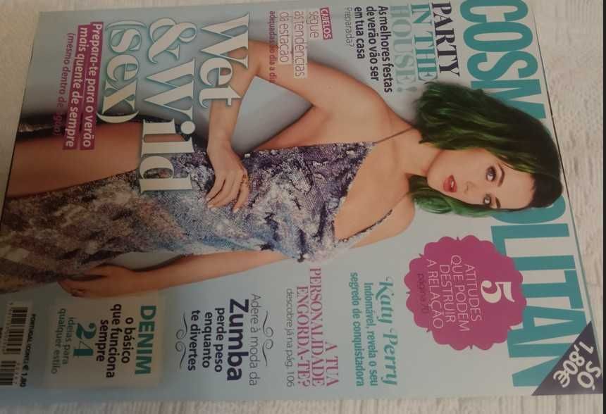 2 copies of Cosmopolitan magazines from 2014, brand new