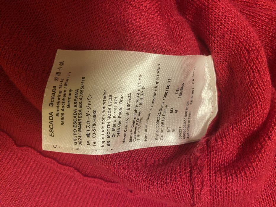 Dzianinowa sukienka damska Escada Sport M