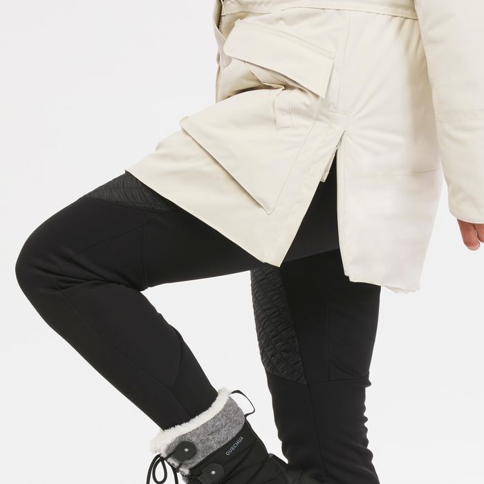 Parka de caminhada -20°C impermeável mulher, NH900 bege