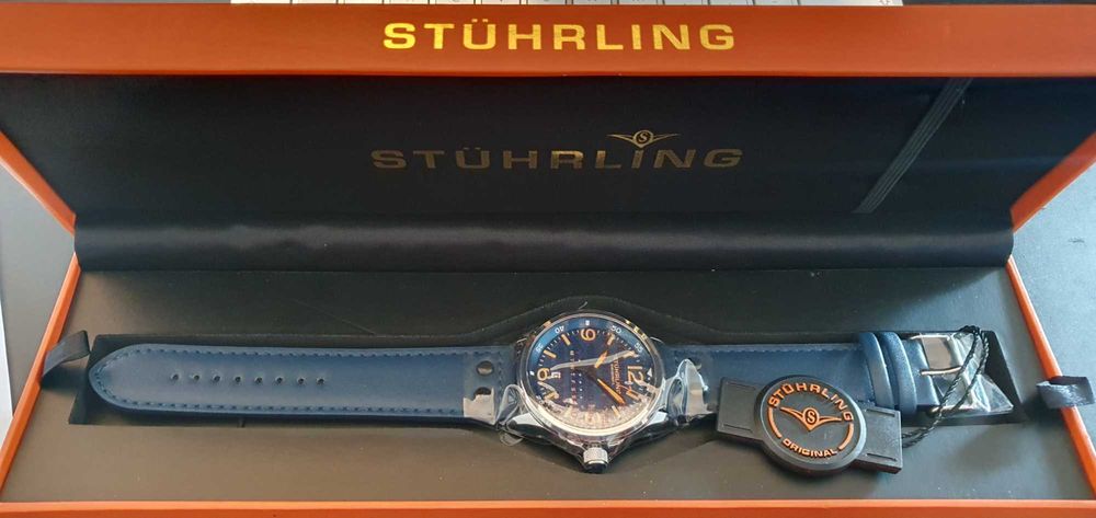 Relógio Aviator Stuhrling. EUA (novo)