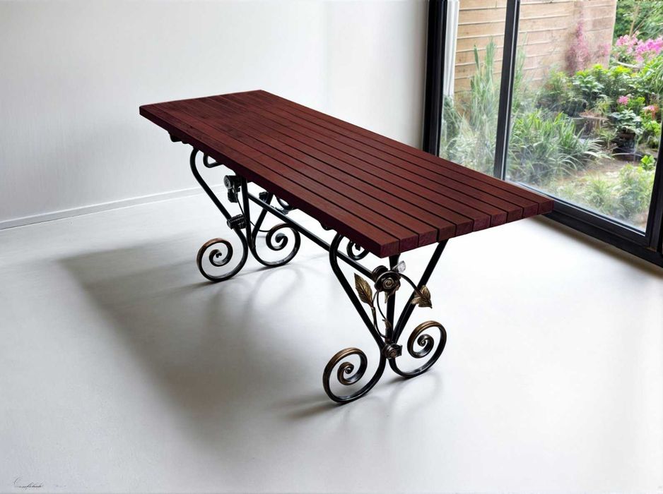 Стіл садовий. Стіл кований. Набір садовий.