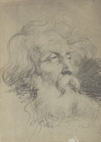 Desenho - 'Cabeça de velho'