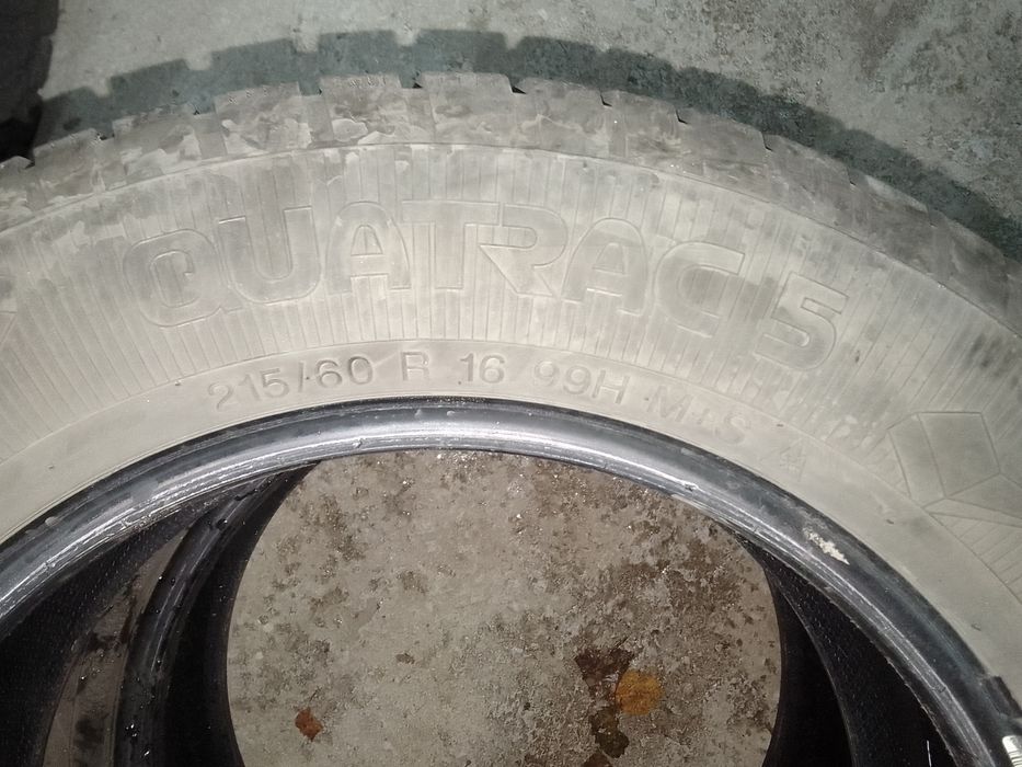 Cena za 2 Opony wielosezonowe 215/60r16 VREDESTEIN 6mm