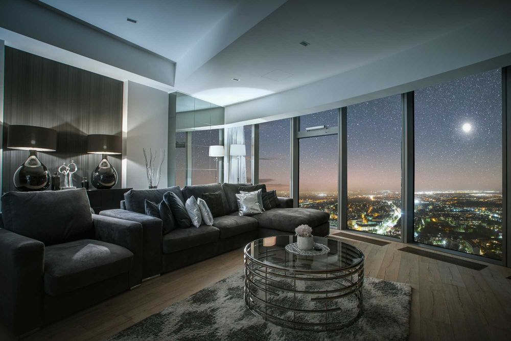 Luksusowy apartament w Sky Tower