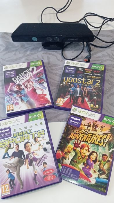 Kinect do X-Box + 4 gry