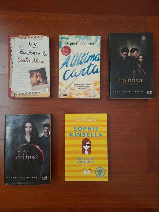 Livros Variados de Romance e Ficção Científica