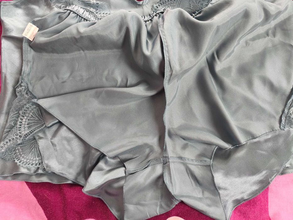 Komplet piżamkowy, letni z satyny