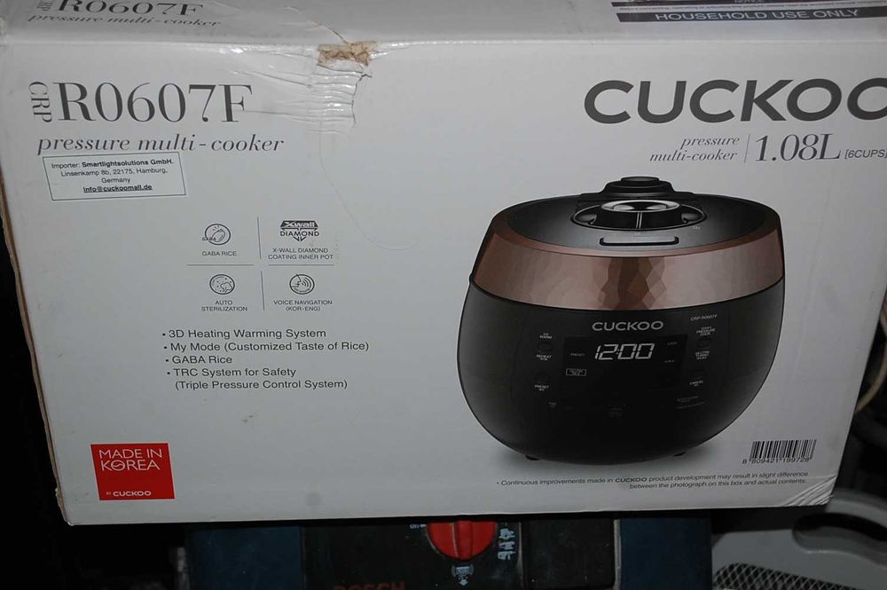 Kuchenka do ryżu z kukułką 1080ml brązowy CRP-R0607F