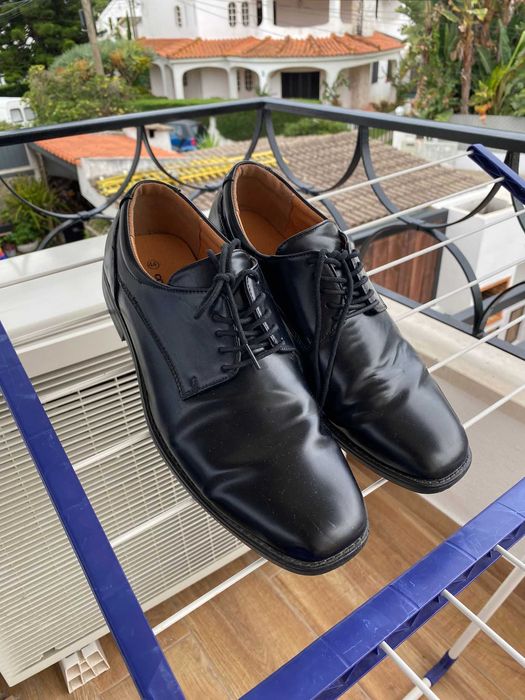 Fato académico praxe. Sapatos tamanho 45. Tamanho fato L.