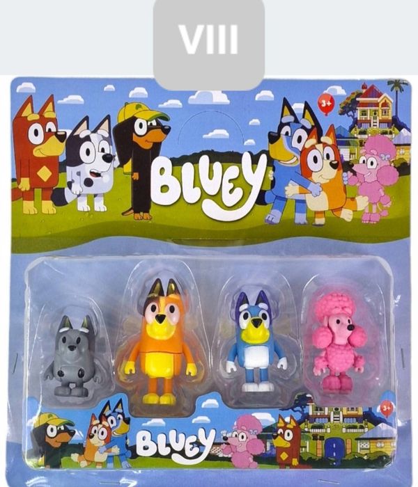 Bluey i Bingo Przyjaciele sztywne figurki