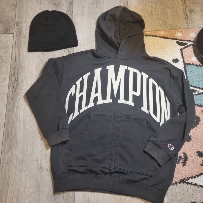 Bluza z kapturem oversize Champion r. 150-155 Gratis Czapka