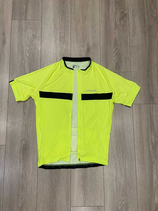 |L| Чоловіча Велофутболка Pinnacle / Велоджерсі / Джерсі Pinnacle Race Cycling Jersey - Yellow