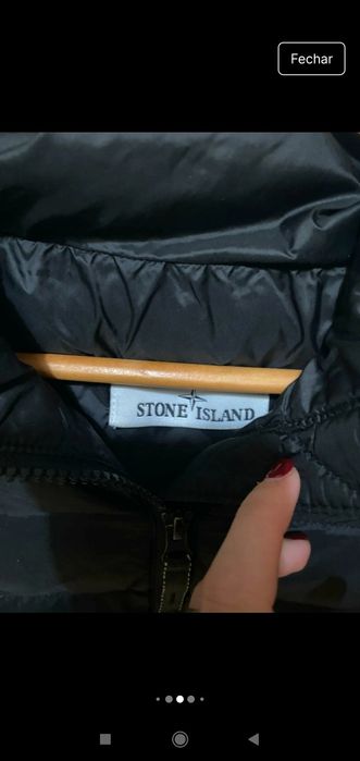 Casaco/blusão acolchoado preto Stone Island