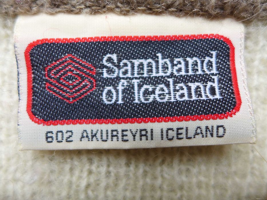 M L Iceland wełniany sweter islandzki UNISEX Vintage WEŁNA ISLANDZKA