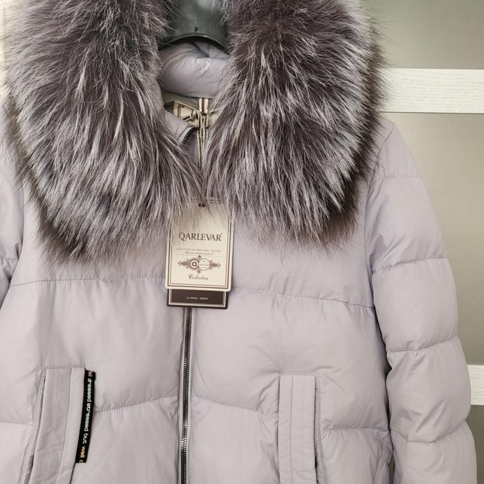 Жіноча зимова куртка преміум якості  тренд 2026  колір світлий тауп