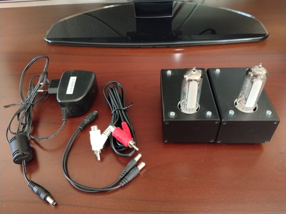 Magic eye válvulas analisador nível de audio