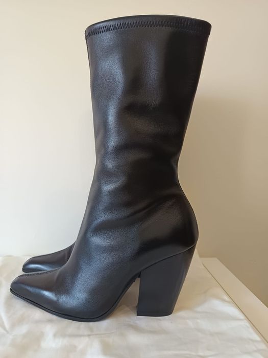 Botas Massimo Dutti Pele Pretas
