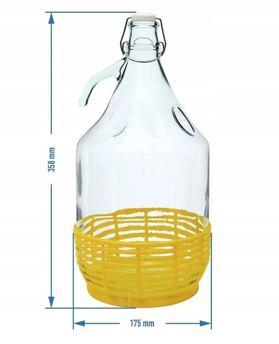 Gąsior Dama 5L koszyk plastikowy, pałąk
