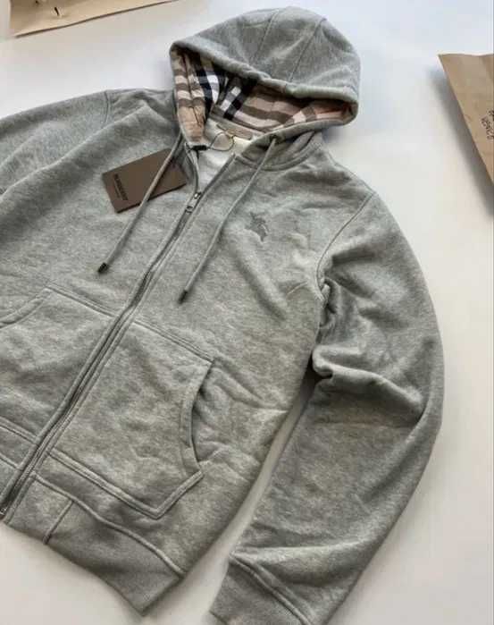 ‼️РОЗПРОДАЖ‼️ Зіп Худі Burberry / Кофта барбері зіпка поло ральф лорен сіра/чорна