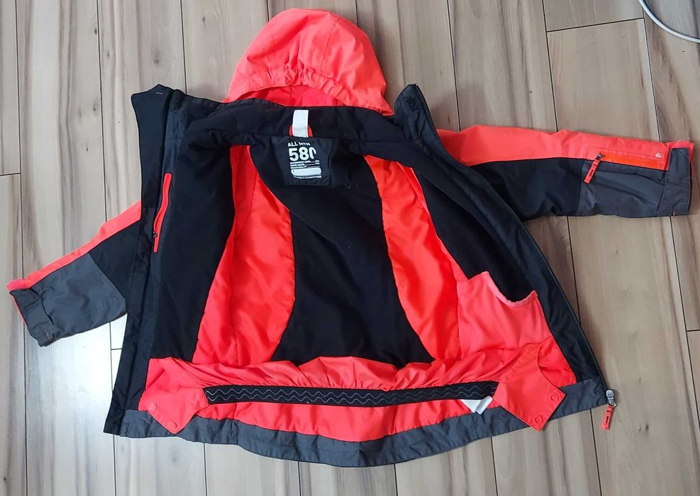Kurtka narciarska dla dzieci Wedze 580 Warm Decathlon
