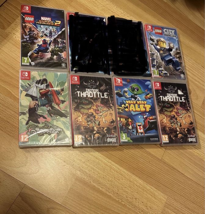 Nowe gry w foli! nintendo switch 2 zestaw!marvel, lego