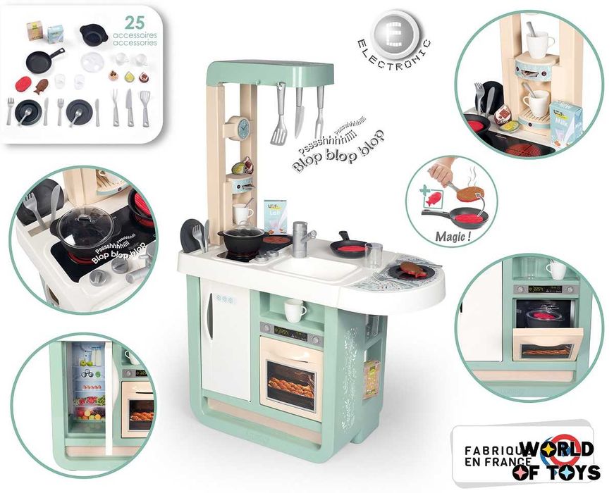 Дитяча кухня Smoby "Черрі" з духовкою та хол., зв. еф., 310914