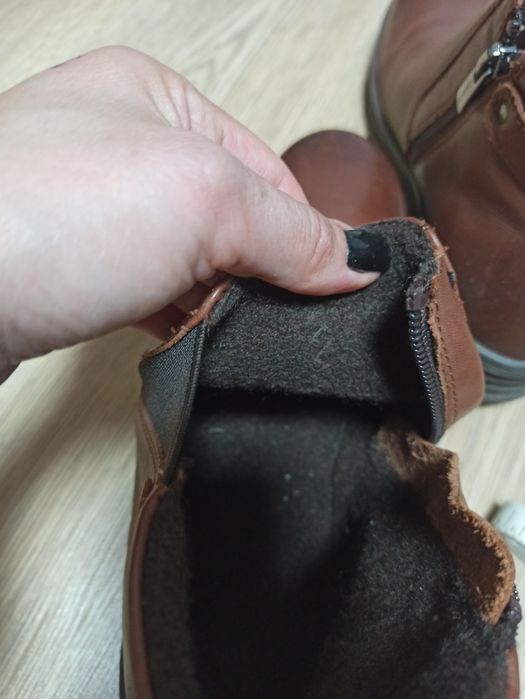 Шкіряні ботінки осінь -весна