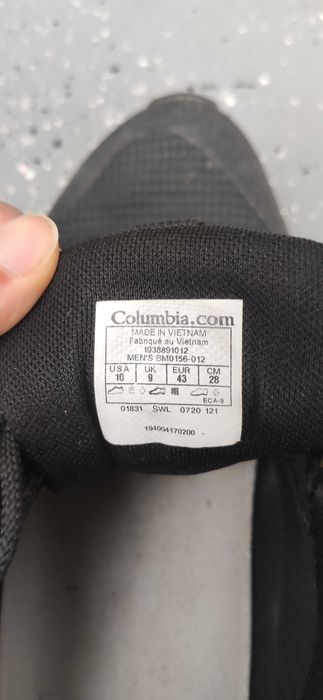 Buty trekkingowe Columbia rozmiar 43 z wkładką żelową