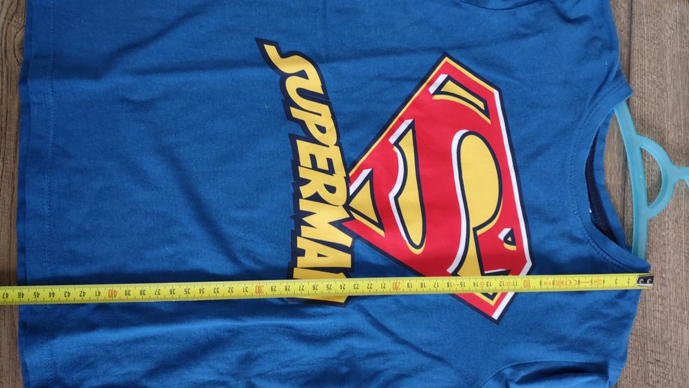 Superman -jak nowa bluzka z długim rękawem, rozm